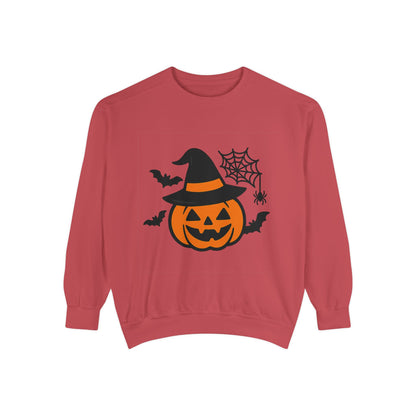 Cozy Halloween Pumpkin Sweatshirt – Unisex Fall Style