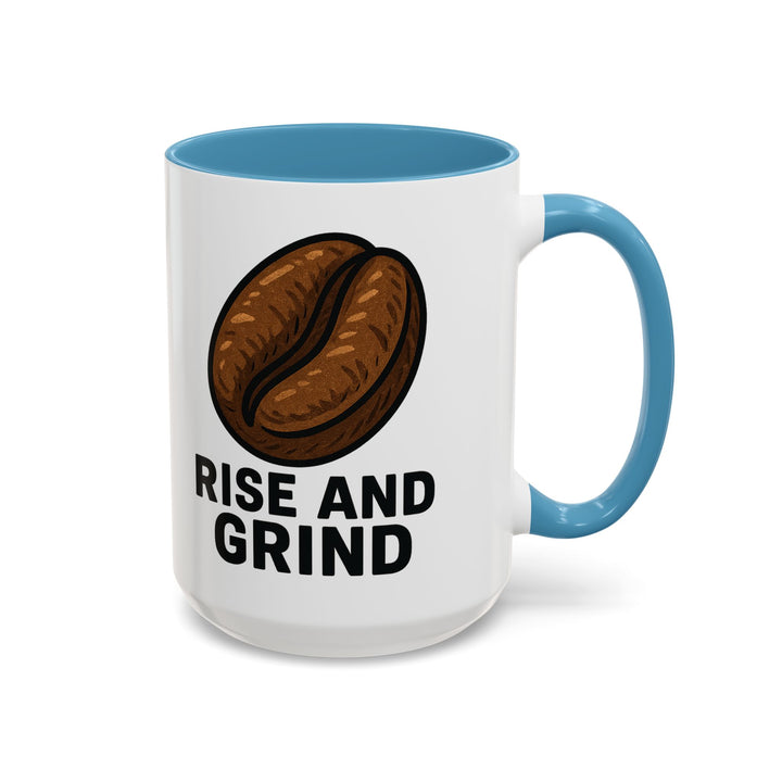 Motivierende Kaffeetasse - Rise and Grind