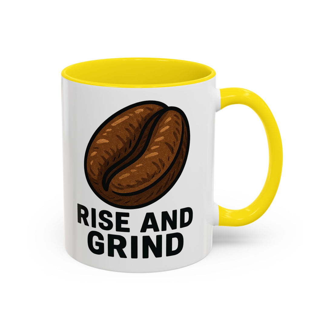 Motivierende Kaffeetasse - Rise and Grind