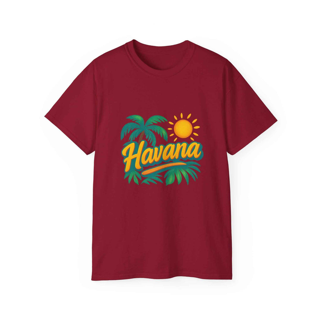 Sunset Escape: Havana Tropical Vibe Tee  Unisex Summer Shirt