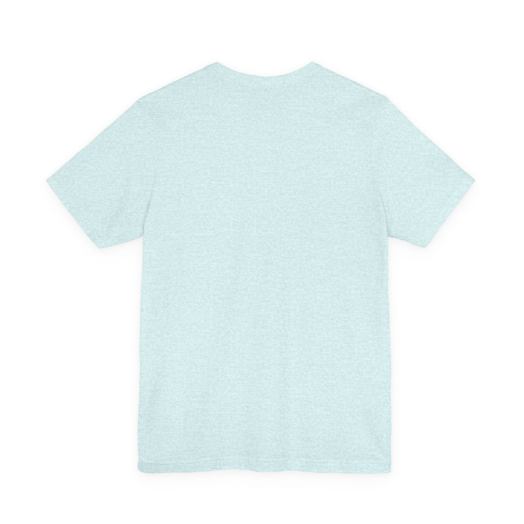 Light blue t-shirt on a white background