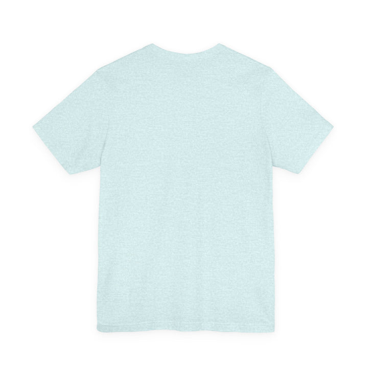 Light blue t-shirt on a white background