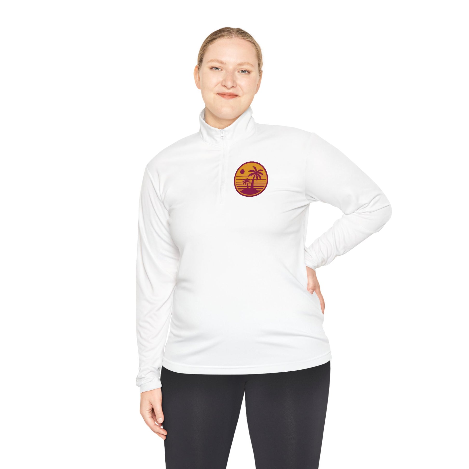 Unisex Quarter-Zip Pullover – Beach-Ready Comfort