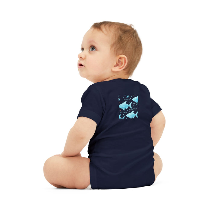Baby Bodysuit – Ocean Style, Soft Airlume Cotton