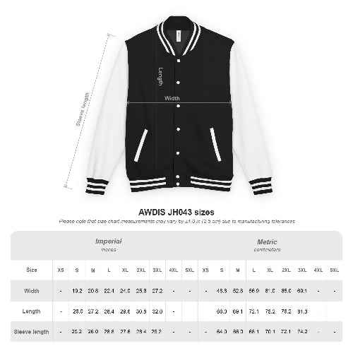 KING Letterman Jacket - Unisex Varsity Heavyweight Style