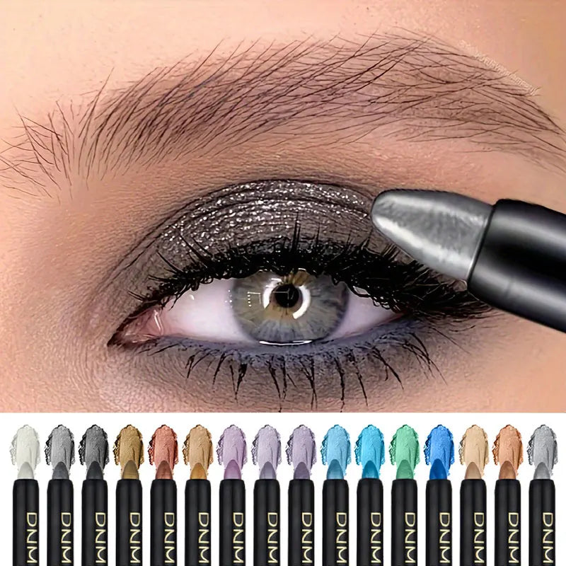 16-Color Pearlescent Eyeliner – Smudge-Proof Precision Lines