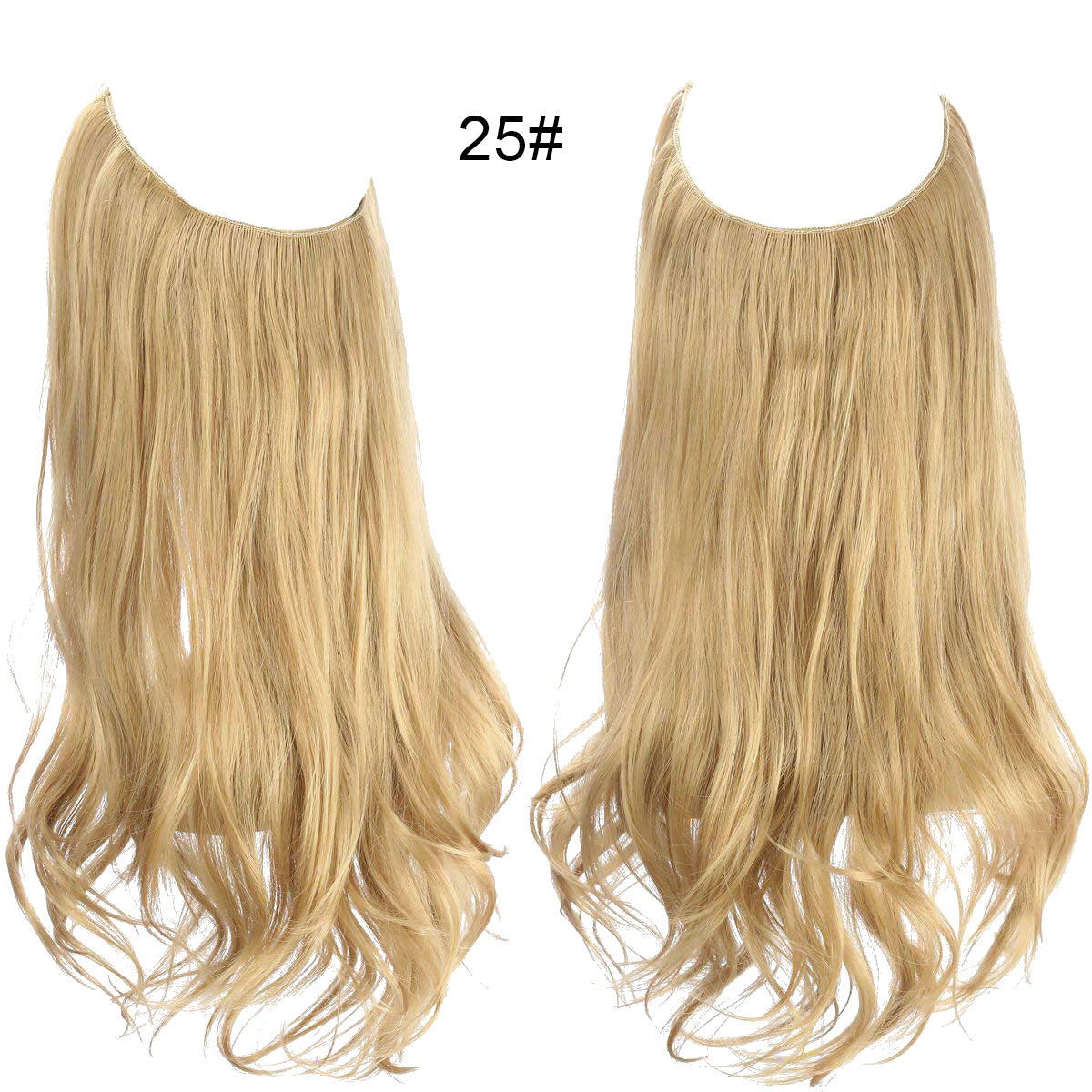 Long Curly Fish Line Wig – Heat-Resistant Fiber