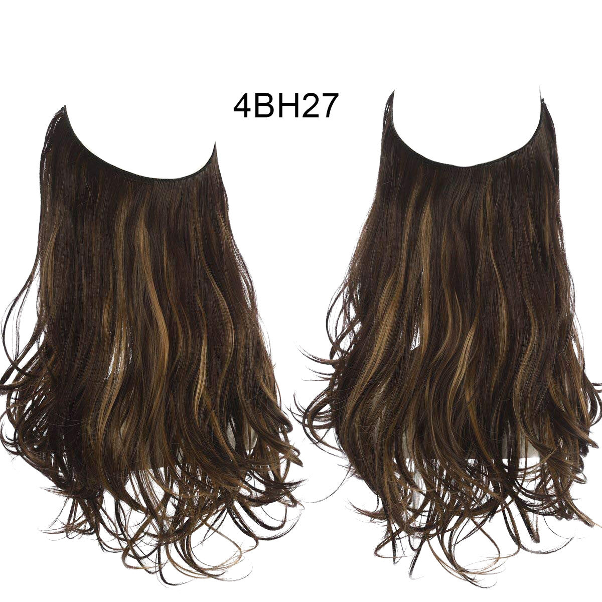 Long Curly Fish Line Wig – Heat-Resistant Fiber