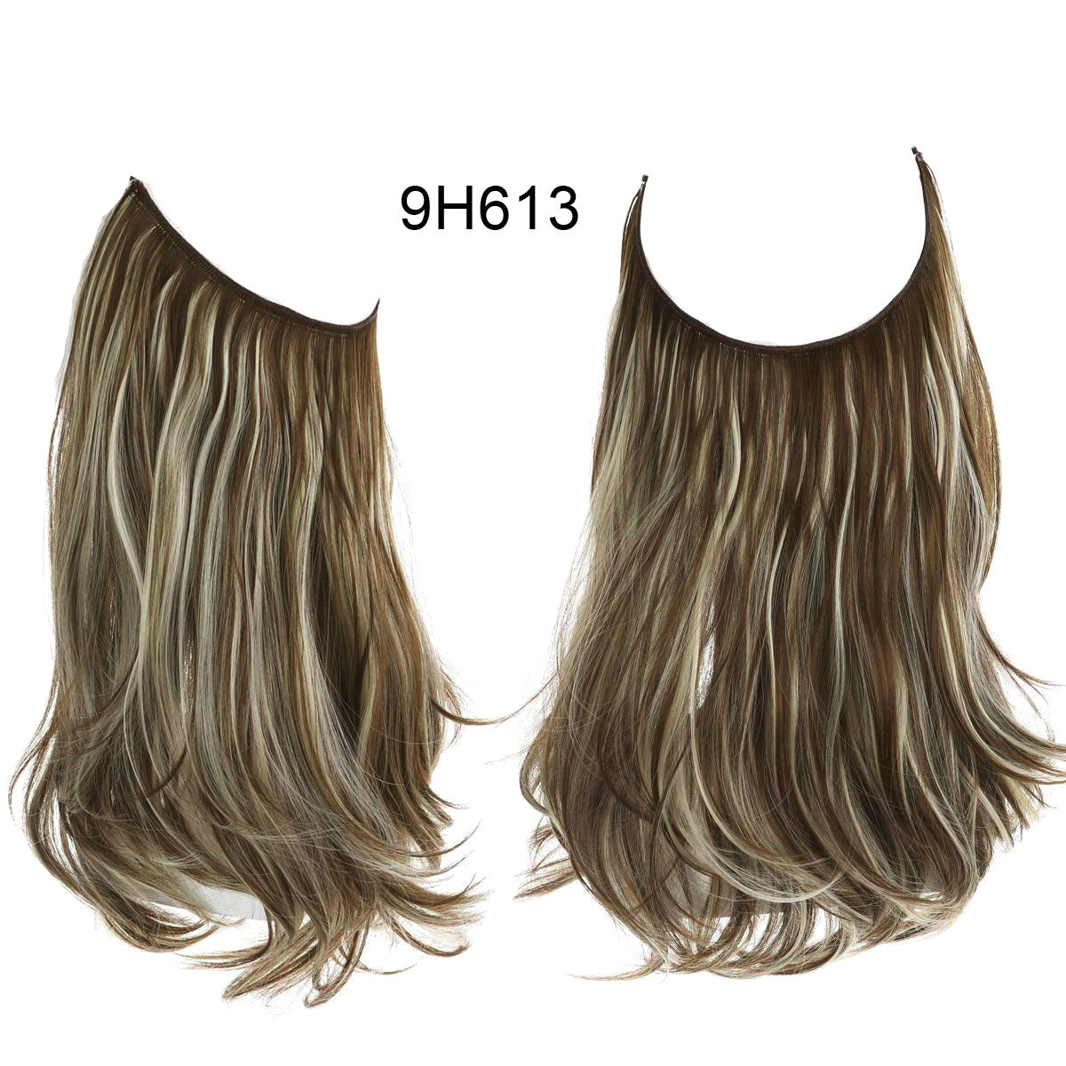 Long Curly Fish Line Wig – Heat-Resistant Fiber