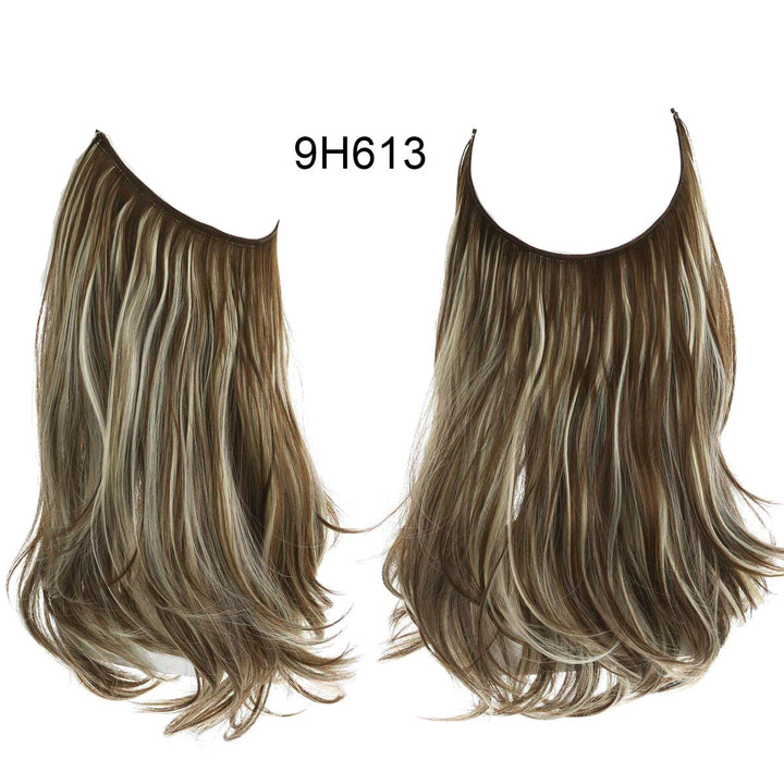 Long Curly Fish Line Wig – Heat-Resistant Fiber