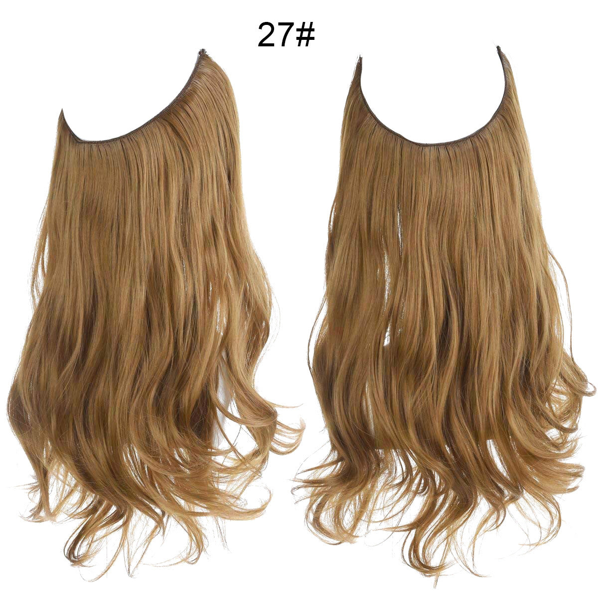 Long Curly Fish Line Wig – Heat-Resistant Fiber