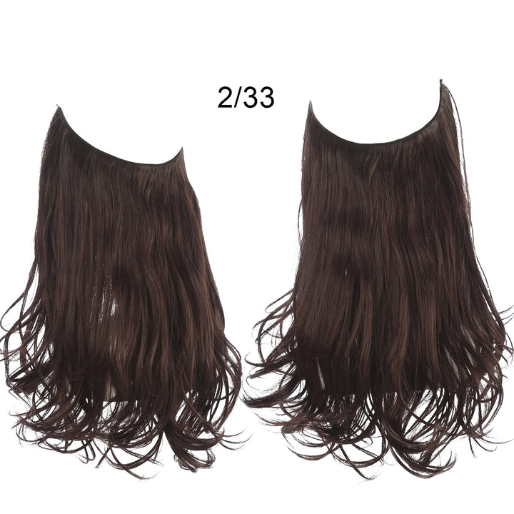 Long Curly Fish Line Wig – Heat-Resistant Fiber