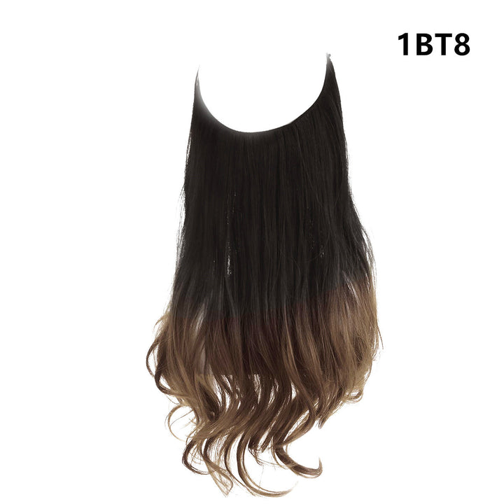 Long Curly Fish Line Wig – Heat-Resistant Fiber
