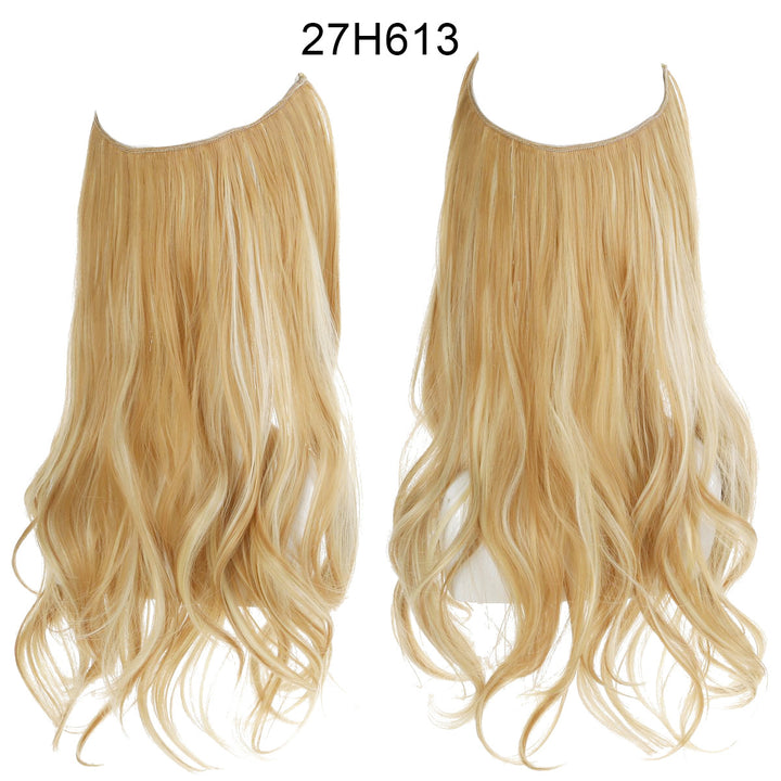 Long Curly Fish Line Wig – Heat-Resistant Fiber
