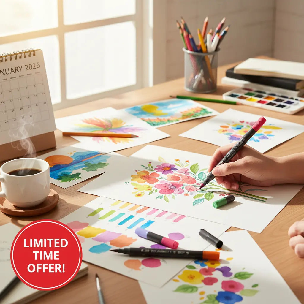 Water Based Brush Markers – Smooth Precision Control