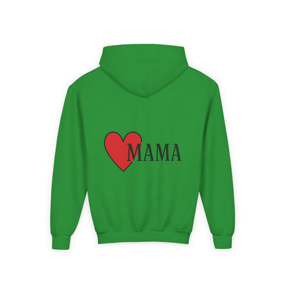 Heartfelt Mama Youth Hoodie – Cozy Gift for Kids