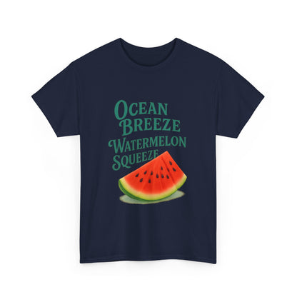 Watermelon Summer Tee – Unisex Cotton Beach Shirt