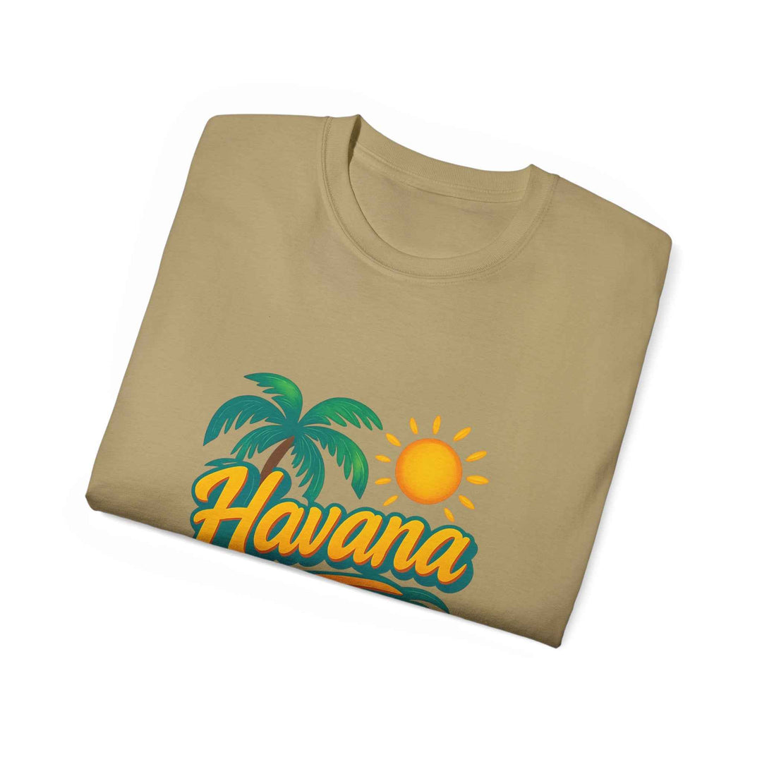 Sunset Escape: Havana Tropical Vibe Tee  Unisex Summer Shirt