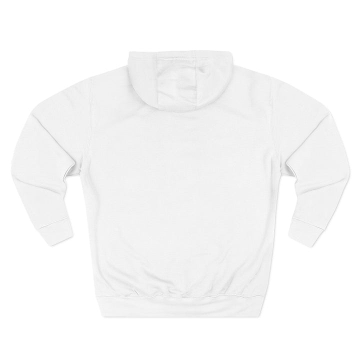 Three-panel hoodie in a fleece cotton/poly blend with adjustable hood and kangaroo pocket for daily casual wear and layering.