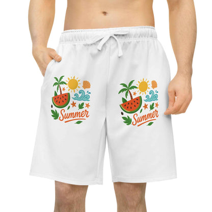 Summer Vibes Athletic Shorts Eco-Friendly & Bold
