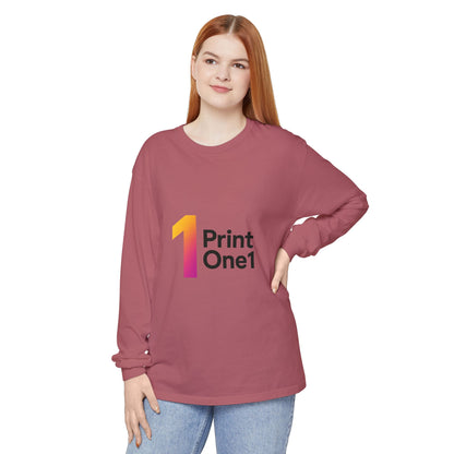 Colorful Unisex Long Sleeve Cotton Tee – Everyday Wear