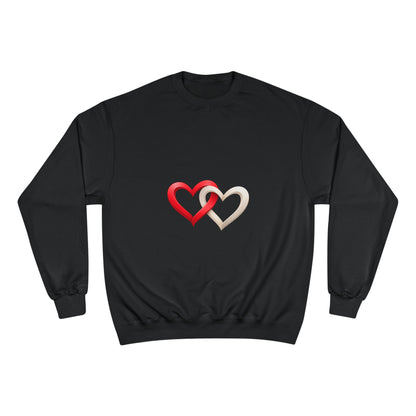 Unisex Valentine pullover understated romantic graphic