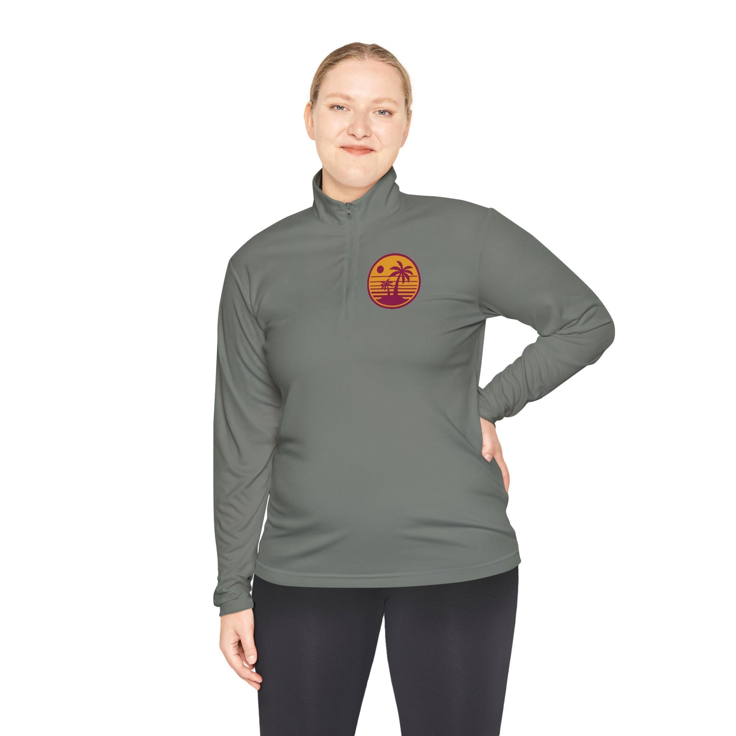 Unisex Quarter-Zip Pullover – Beach-Ready Comfort