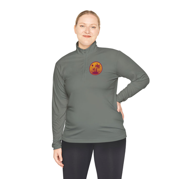 Unisex Quarter-Zip Pullover – Beach-Ready Comfort