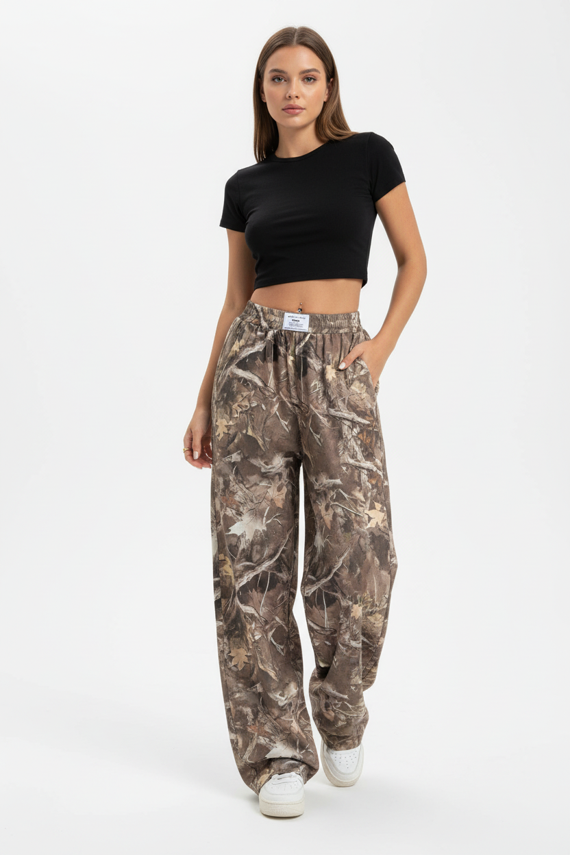 hip hop cargo trousers loose fit women outfit