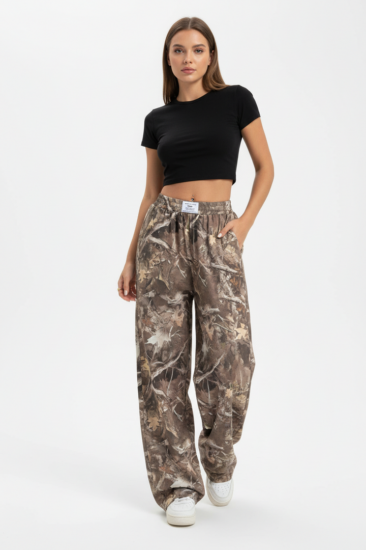 hip hop cargo trousers loose fit women outfit