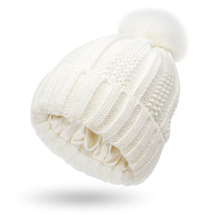 Satin Lined Beanie – Quiet Luxury Hair All Winter Long!