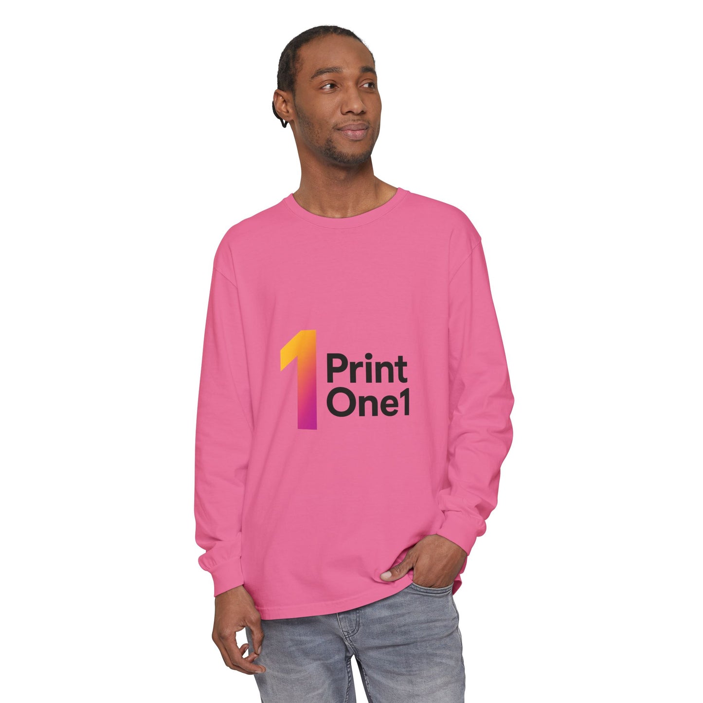 Colorful Unisex Long Sleeve Cotton Tee – Everyday Wear