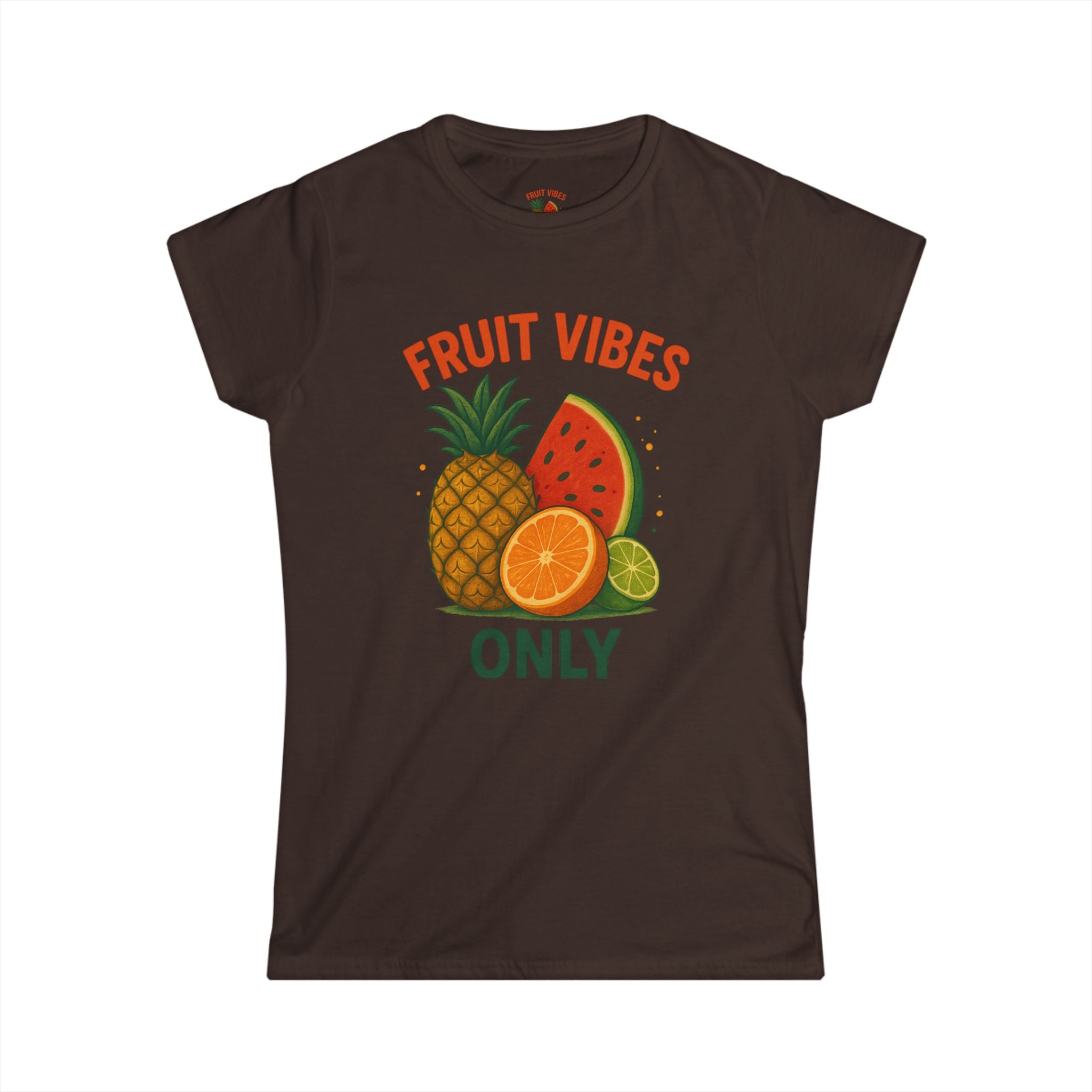 Fruit Vibes Tee – Tropical Summer Style for Women www.PrintOne1.com