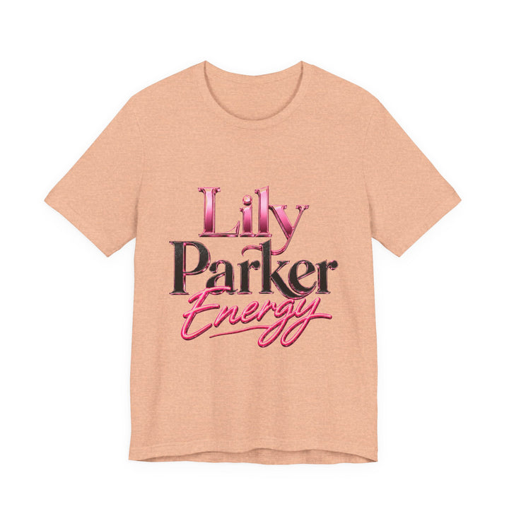 Beige t-shirt with &
