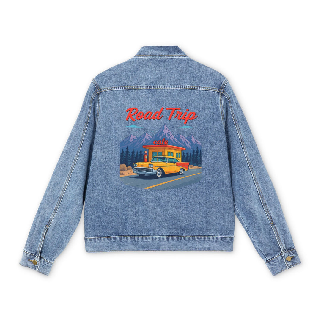 Denim jacket with &