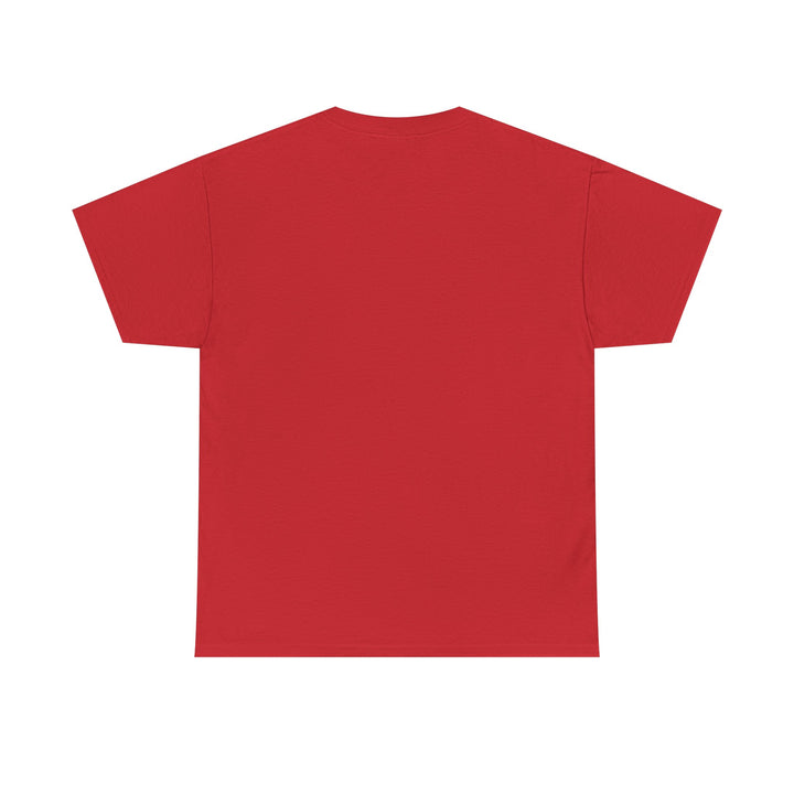 Red t-shirt on a white background