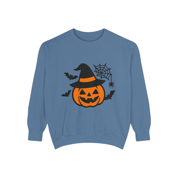 Cozy Halloween Pumpkin Sweatshirt – Unisex Fall Style