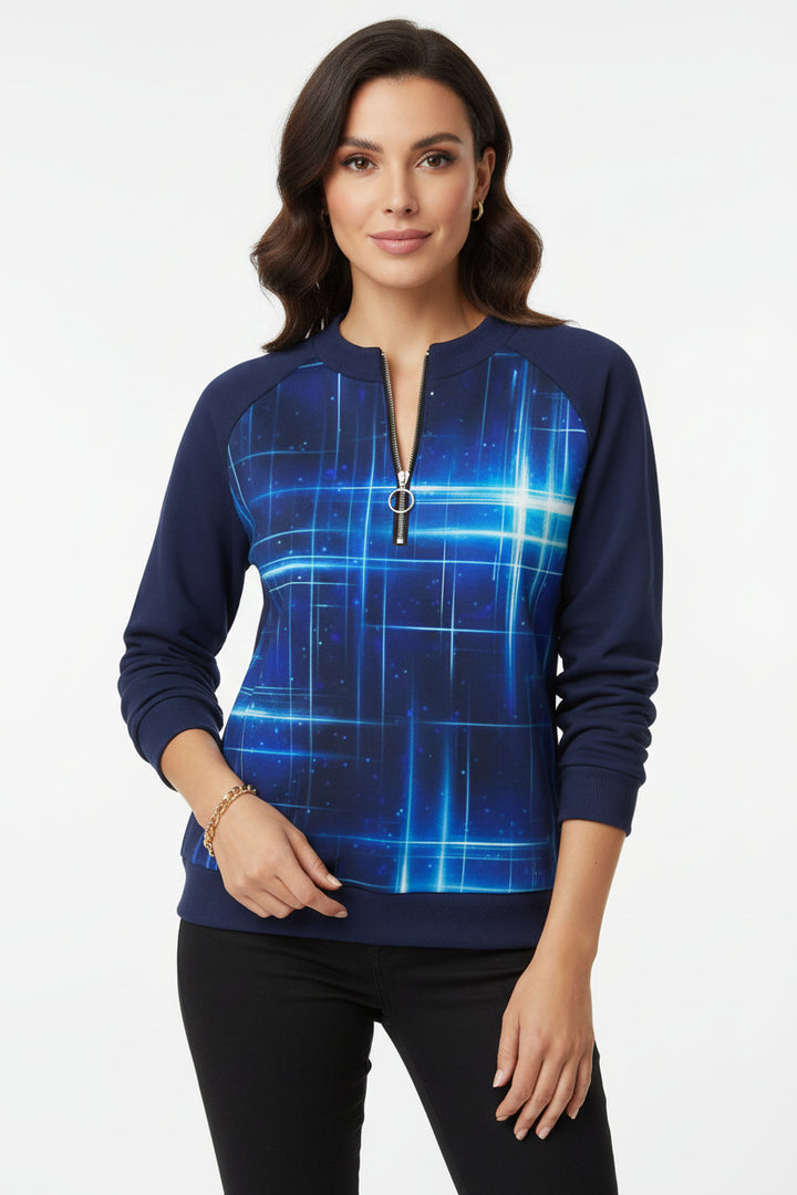 loose fit christmas print sweatshirt women holiday street style