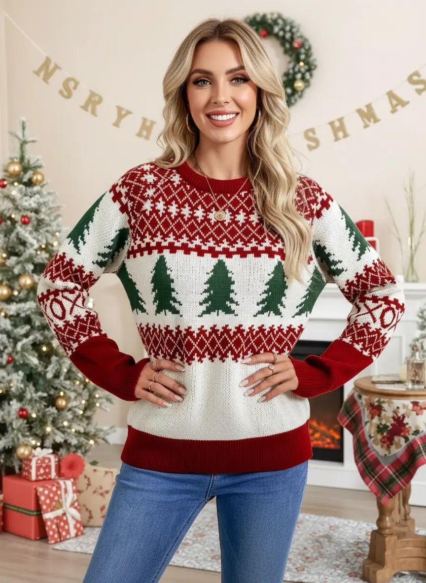 Cozy Women's Christmas Tree Sweater – Grab Yours!