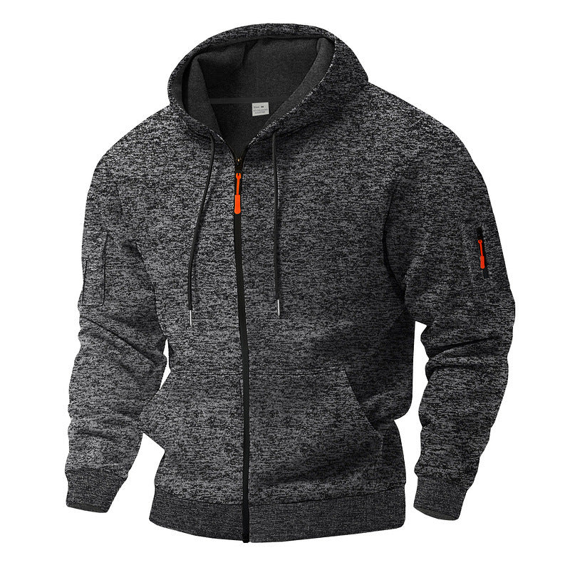 sports pullover sweater front profile minimal branding clean look