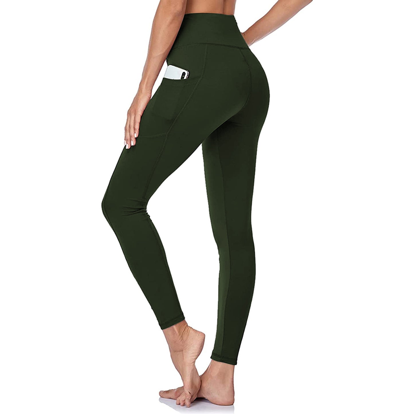 women shaping high waist yoga leggings neutral tone lifestyle wear
