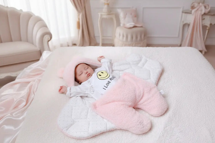 Baby Sleeping Bag Newborn Winter Warm Cotton Swaddle