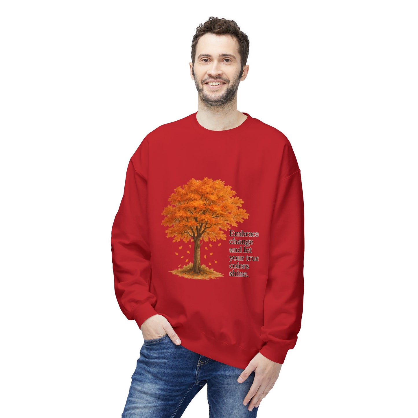 Autumn Tree Sweatshirt – Embrace Change, Stay Cozy