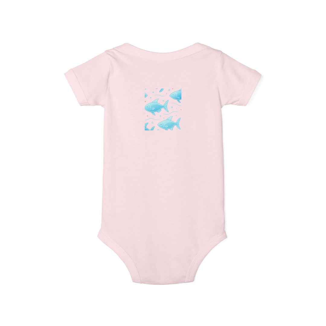 Baby Bodysuit – Ocean Style, Soft Airlume Cotton