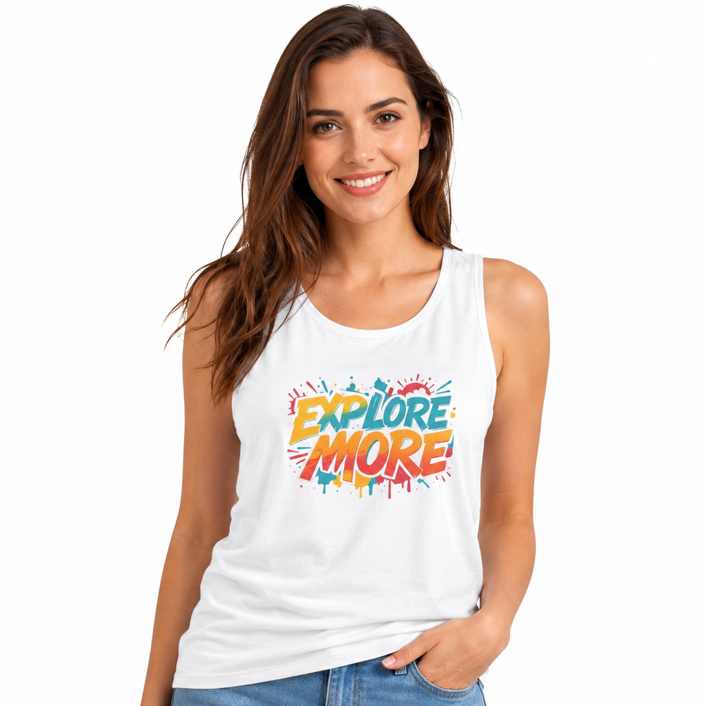 Unisex Graphic Tank Top for Summer Travel