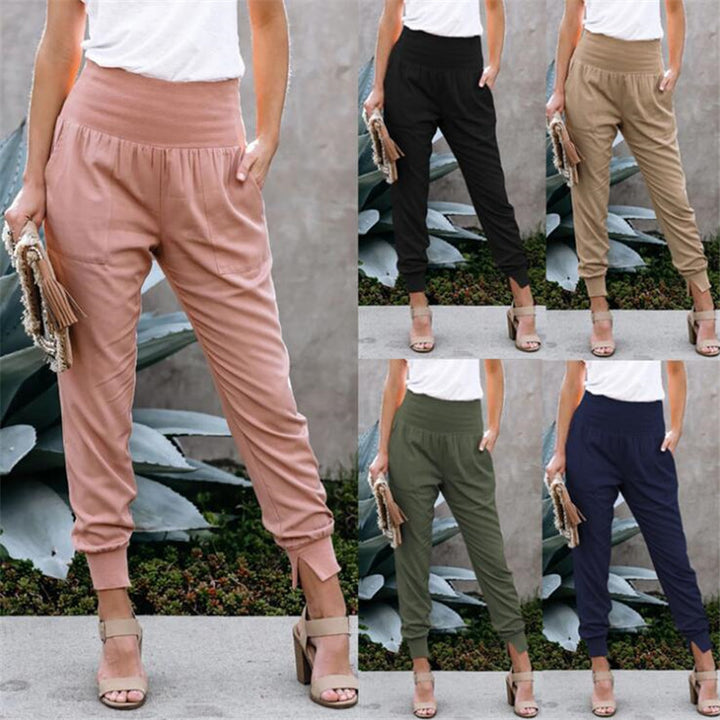 slim fit ankle trousers high waist refined everyday outfit