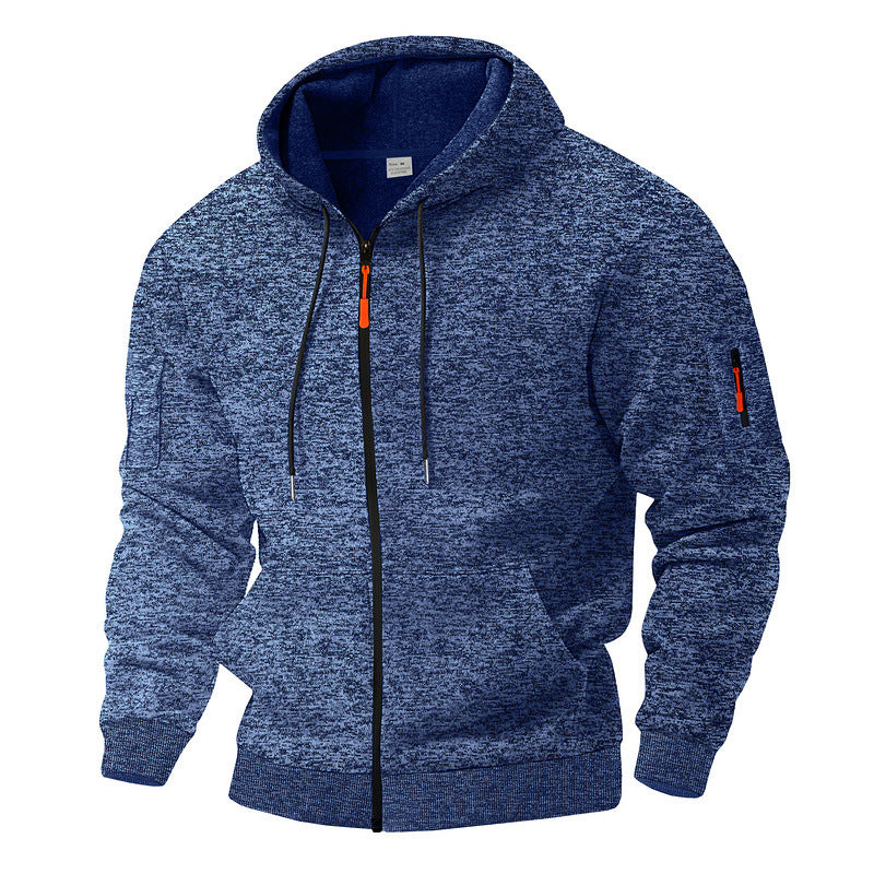 Heavy Fleece Cargo Sweater - Warm Vintage Sports Style