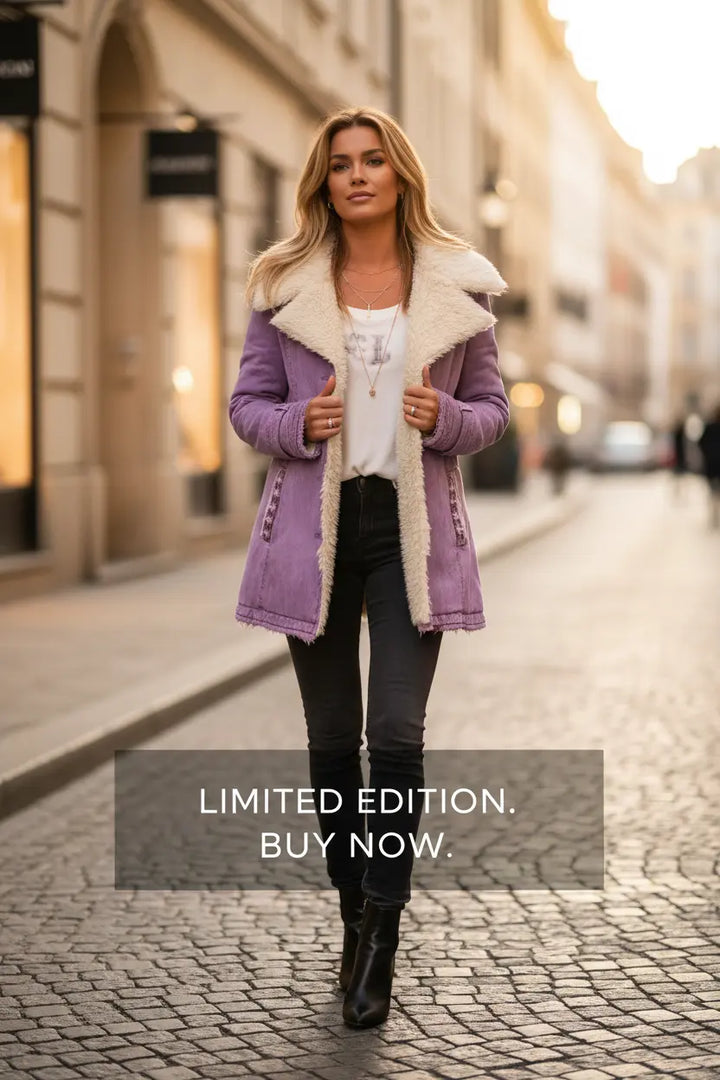 minimalist winter jacket women city walk layered outfit
