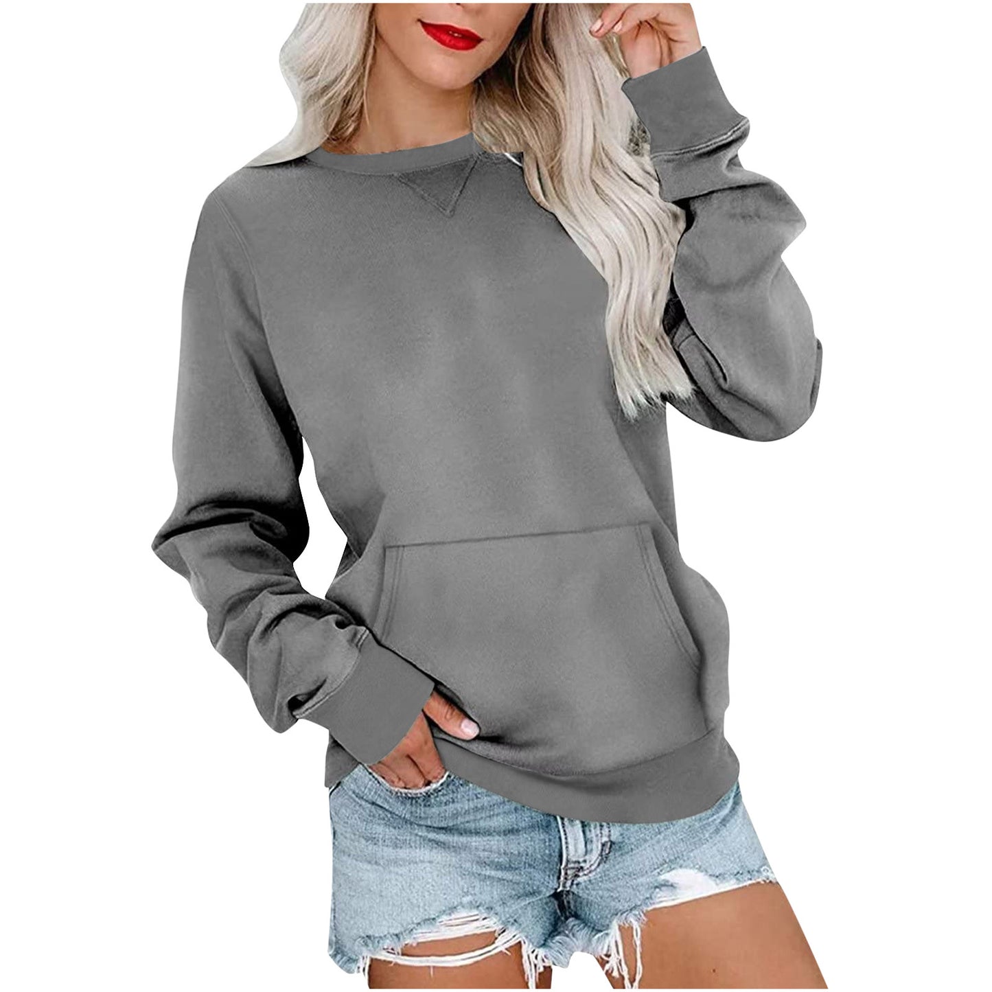 Women's Loose Long Sleeve Sweater – Cozy & Loose Fit