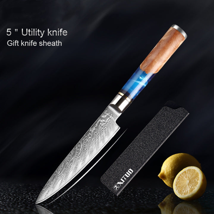 Professional Kitchen Knife Set Stainless Steel Chef Knives